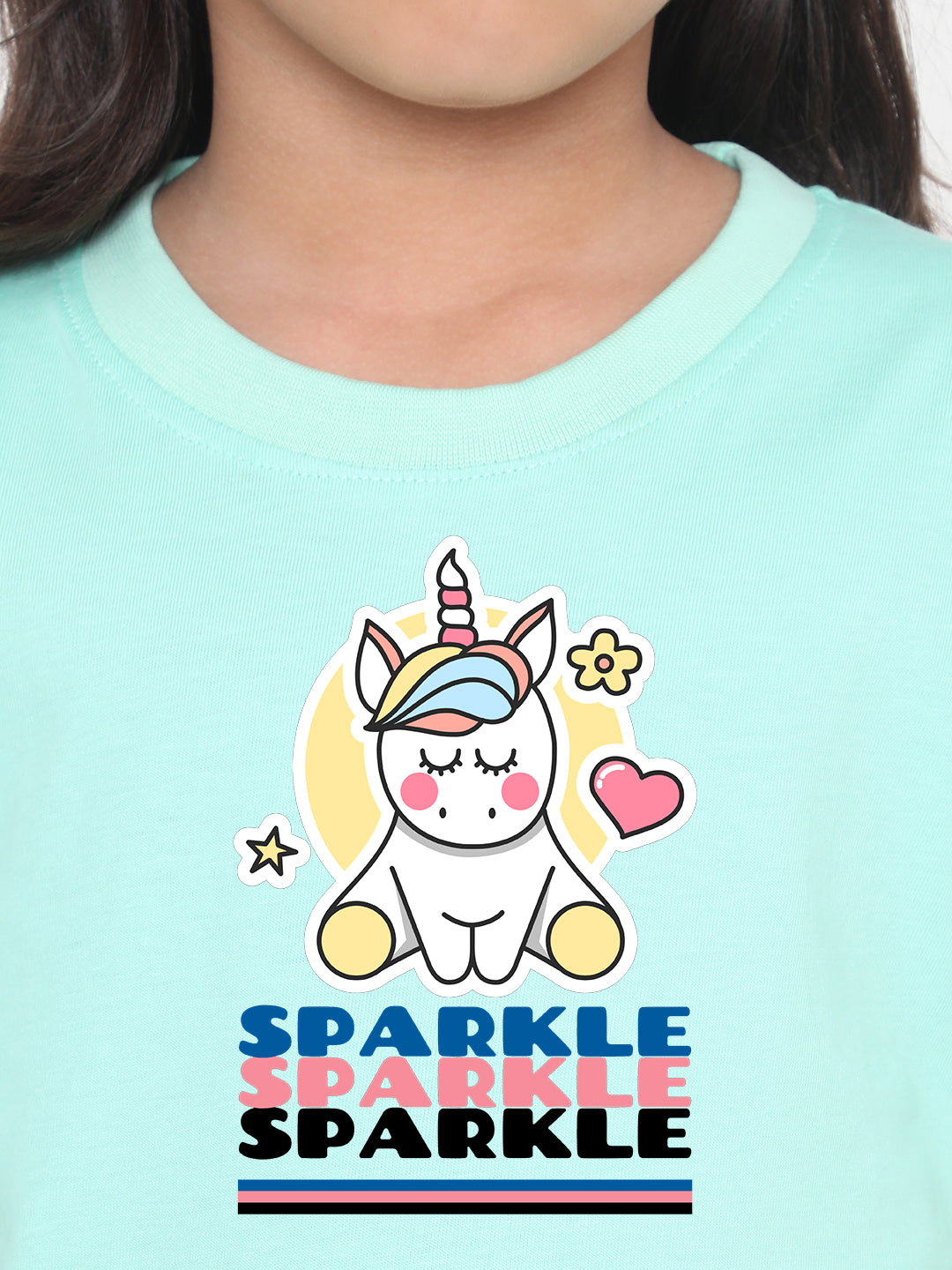 Kids Sparkle Unicorn T-Shirt for Girls
