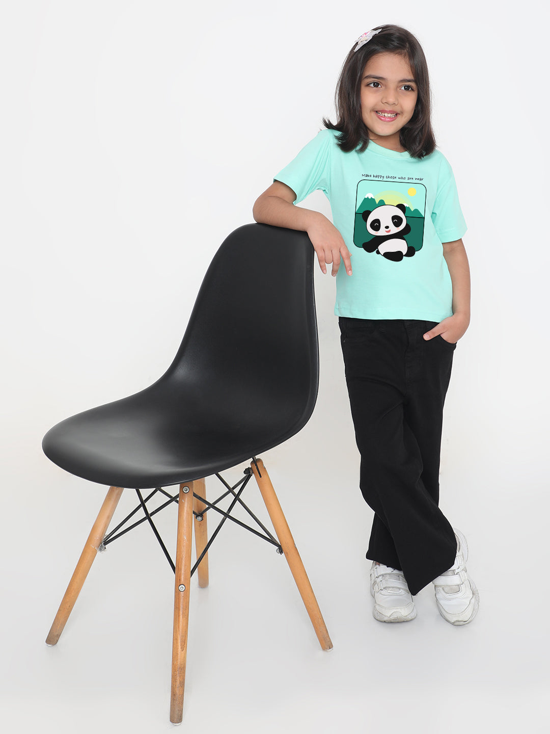 Kids Cute Panda T-shirt for Girls