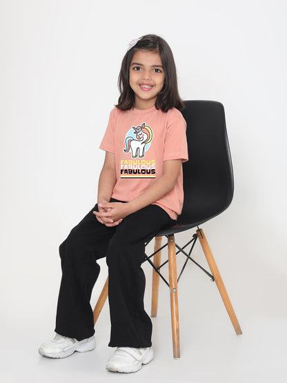 Kids Fabulous Unicorn T-Shirt for Girls