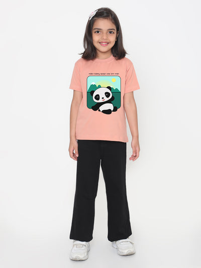 Kids Cute Panda T-shirt for Girls