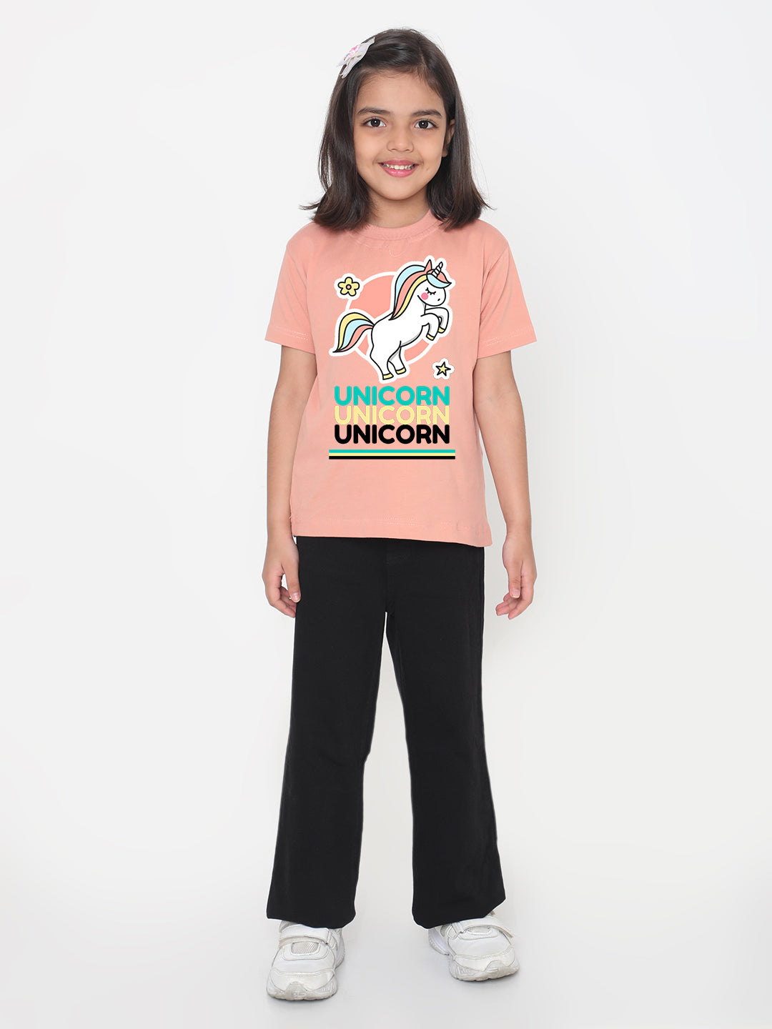 Unicorn Girls Printed T-shirt