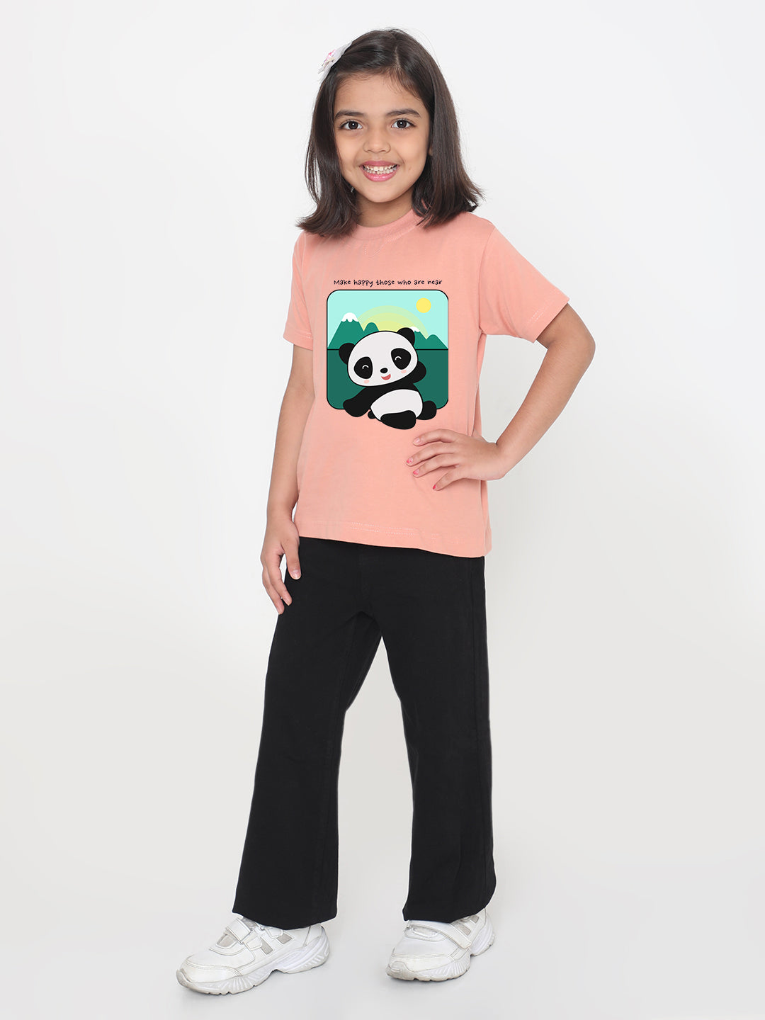Kids Cute Panda T-shirt for Girls