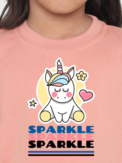 Kids Sparkle Unicorn T-Shirt for Girls