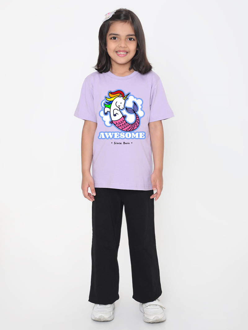 Kids' Awesome Mermicorn T-Shirt for Girls - Fun & Stylish