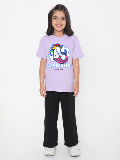 Kids' Awesome Mermicorn T-Shirt for Girls - Fun & Stylish