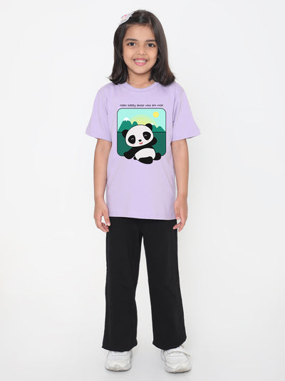 Kids Cute Panda T-shirt for Girls