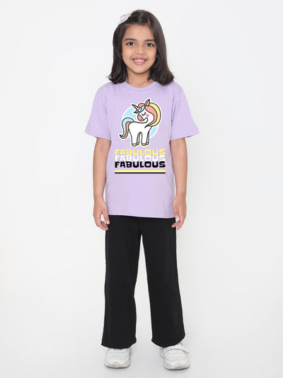 Kids Fabulous Unicorn T-Shirt for Girls
