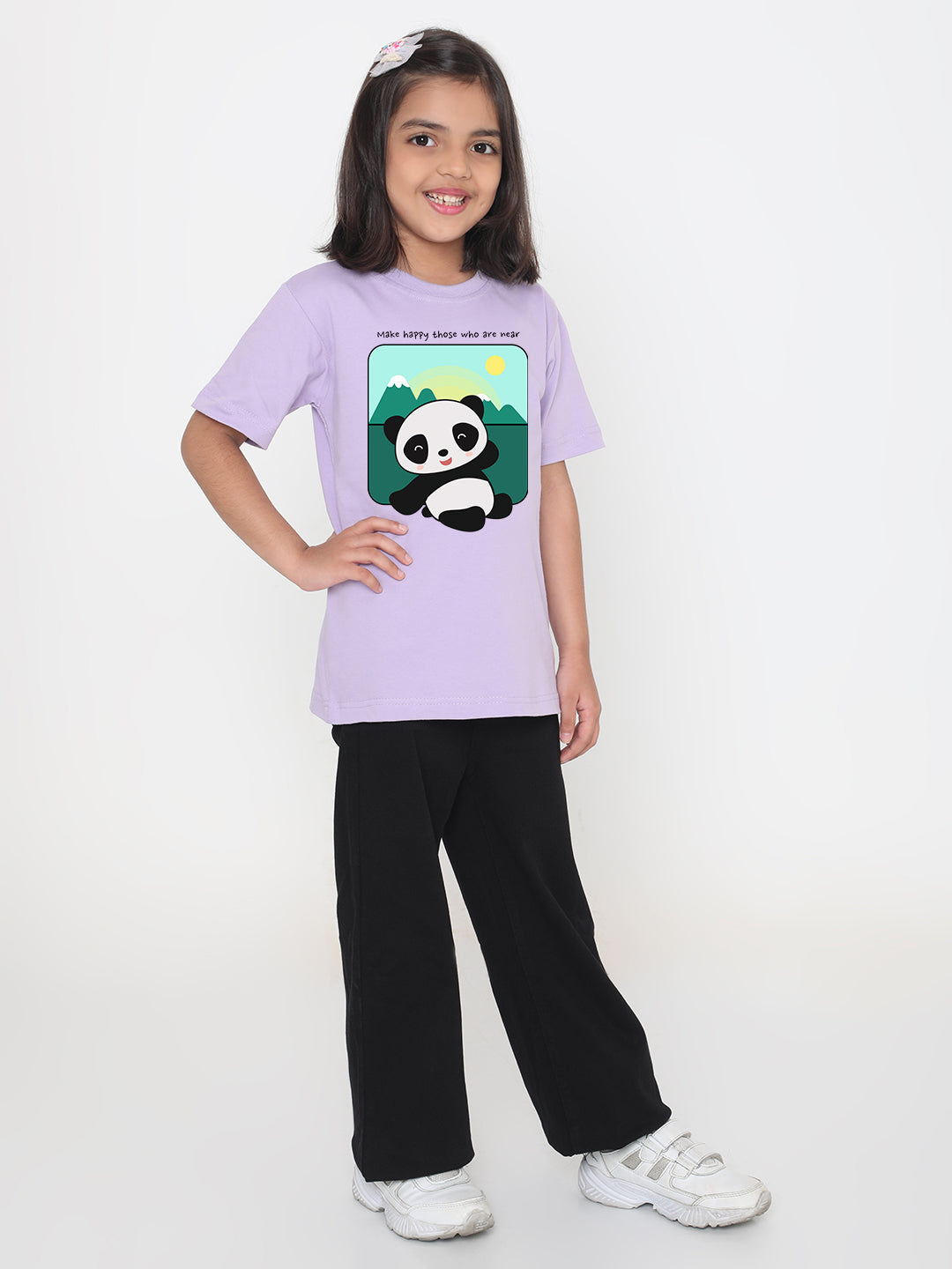 Kids Cute Panda T-shirt for Girls