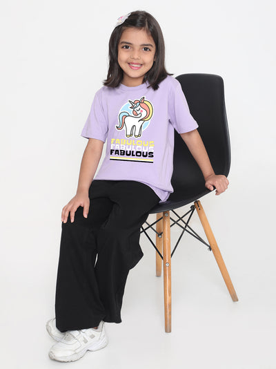 Kids Fabulous Unicorn T-Shirt for Girls