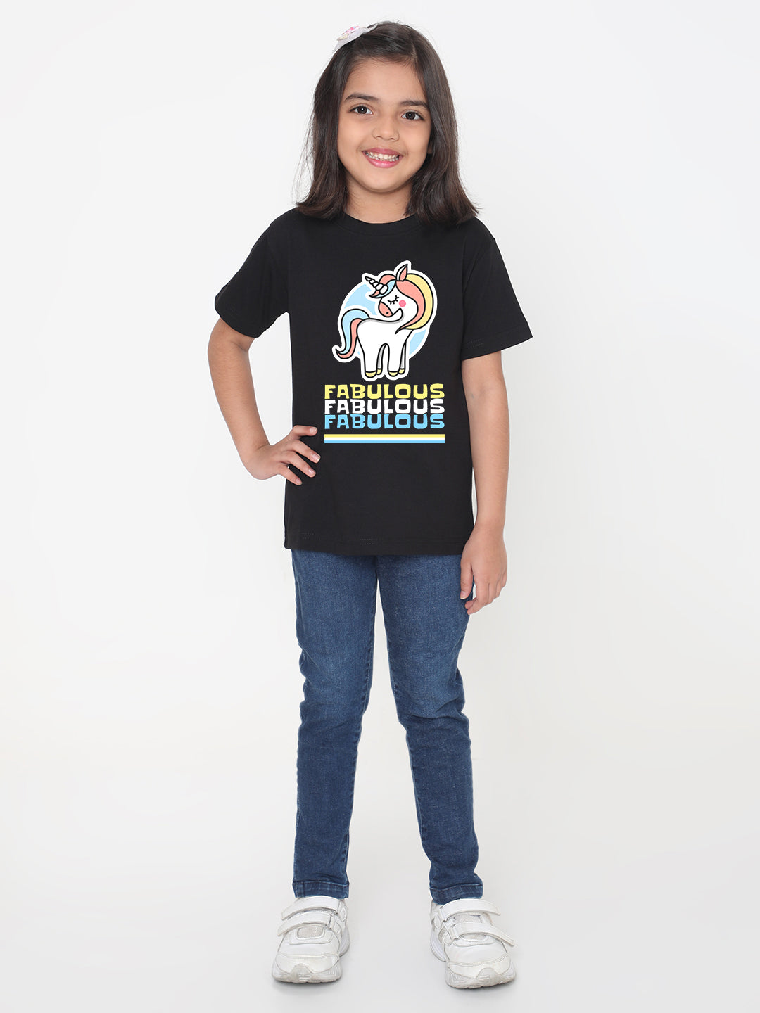 Kids Fabulous Unicorn T-Shirt for Girls