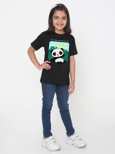 Kids Cute Panda T-shirt for Girls