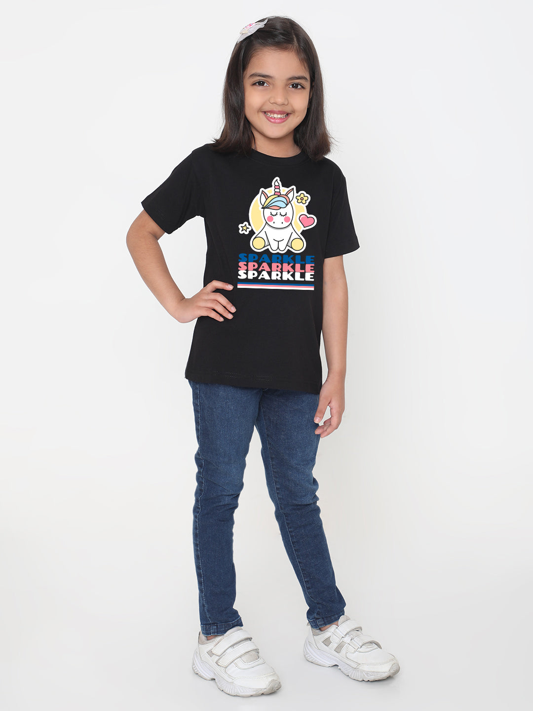 Kids Sparkle Unicorn T-Shirt for Girls