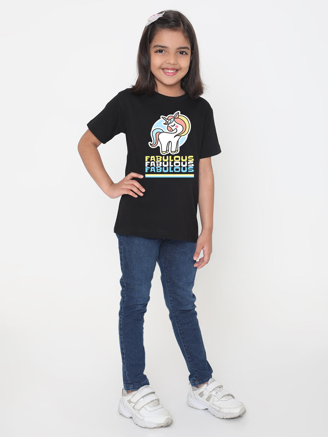 Kids Fabulous Unicorn T-Shirt for Girls