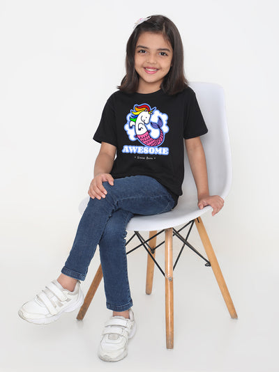 Kids' Awesome Mermicorn T-Shirt for Girls - Fun & Stylish