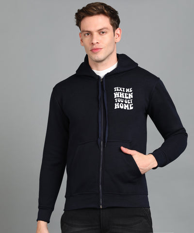 Text Me When You Get Home Men’s Zipper Hoodie | Stylish & Comfortable