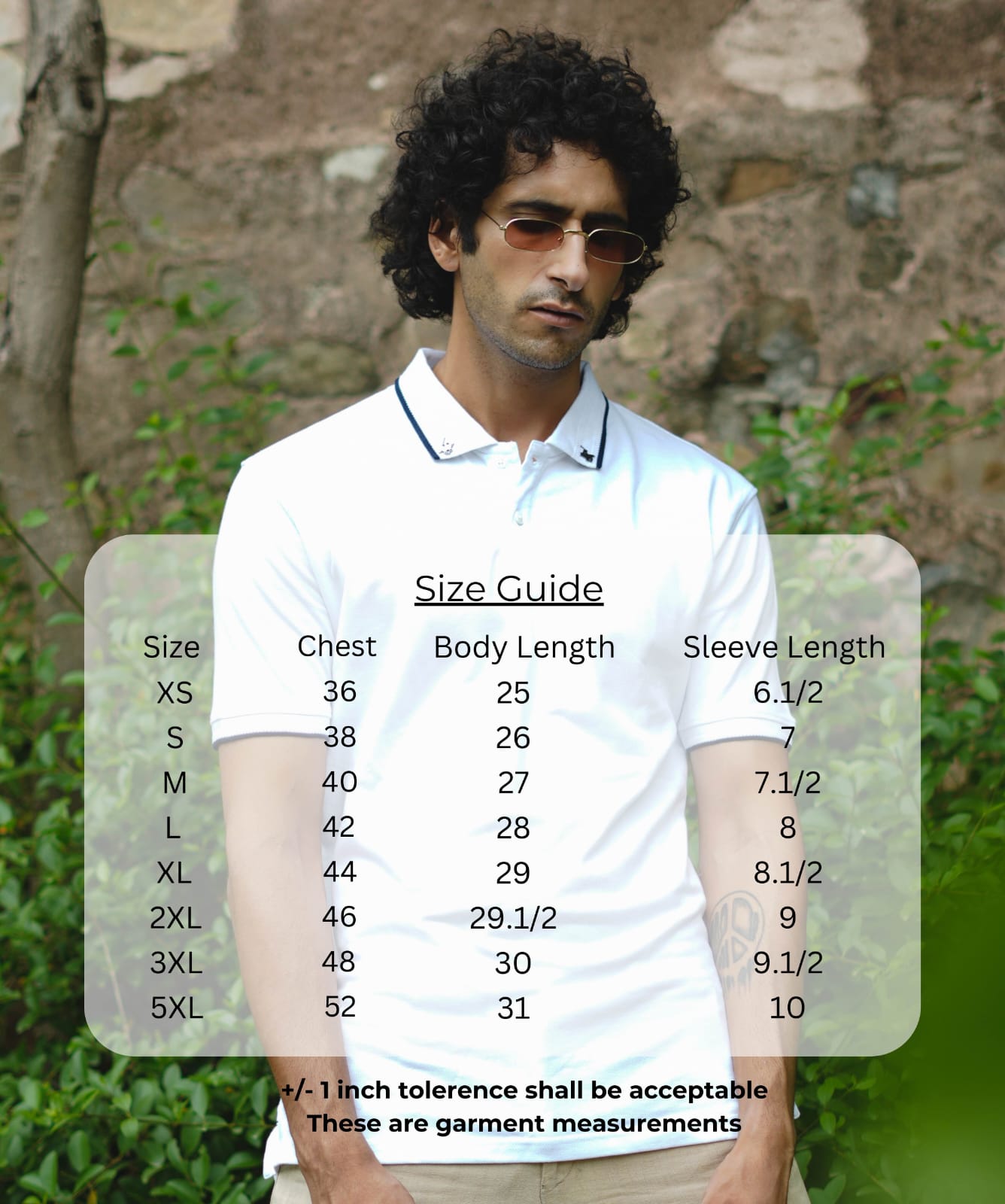 Men White Premium Tipping Polo T-shirt