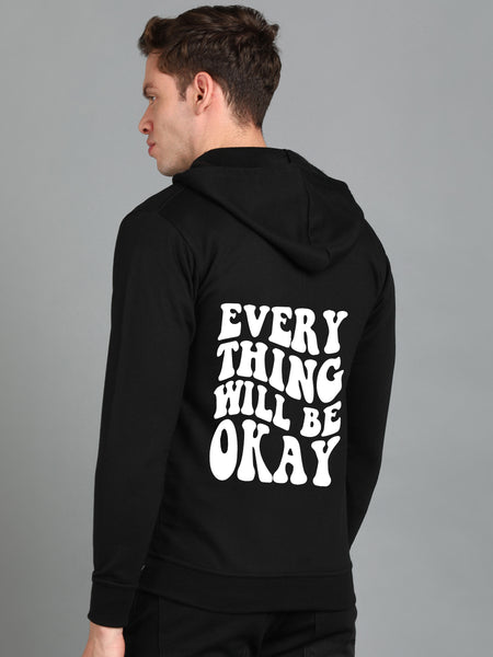 Everything Will Be Okay Men's Zipper Hoodie | Comfortable & Stylish