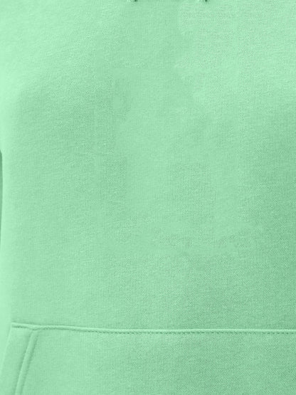 Women Plain Solid Pullover Hooded Hoodie Sweatshirt with 2 Kangaroo Pockets