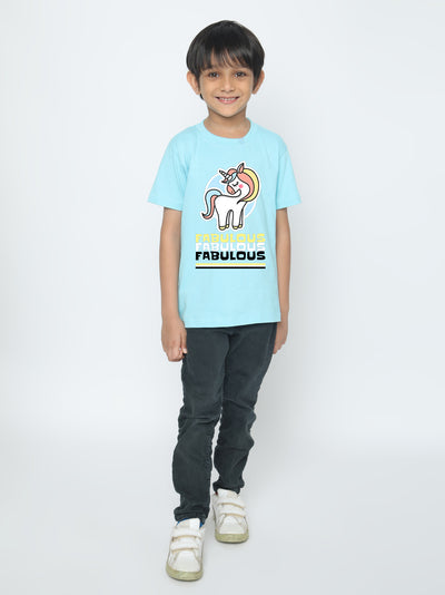 Kids' Boys Unicorn Fabulous T-Shirt