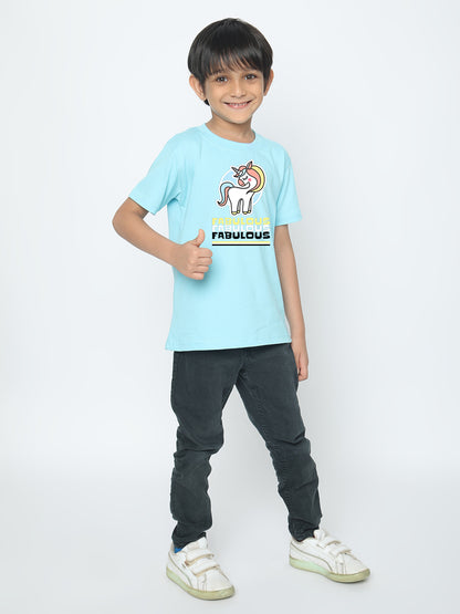 Kids' Boys Unicorn Fabulous T-Shirt