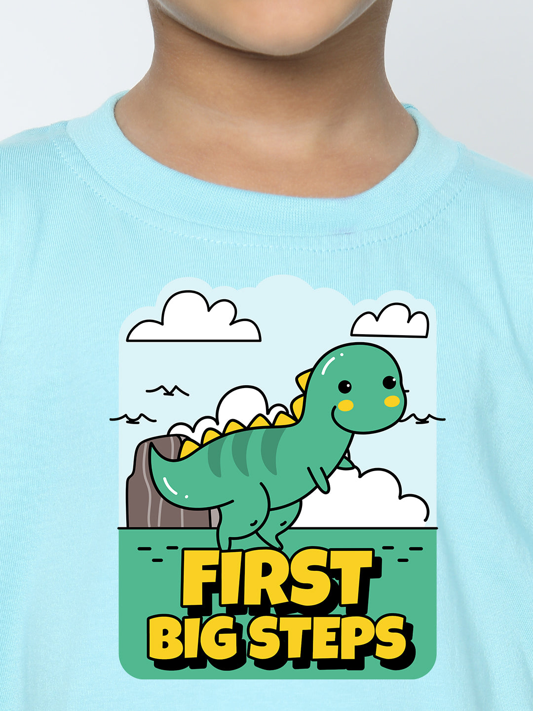 Kids Boys Dinosaur First Big Steps T-Shirt | Fun & Stylish Tee