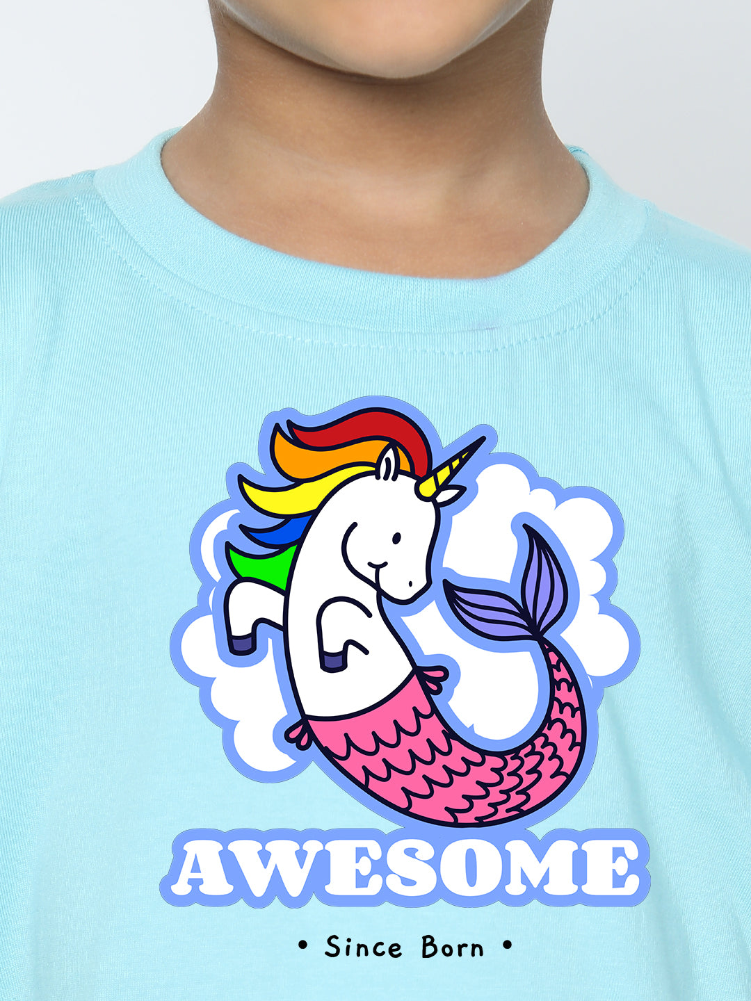 Kids Boys' Awesome Mermicorn T-Shirt | Fun & Comfortable