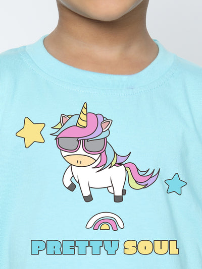 Kids' Boys Unicorn Pretty Soul T-Shirt