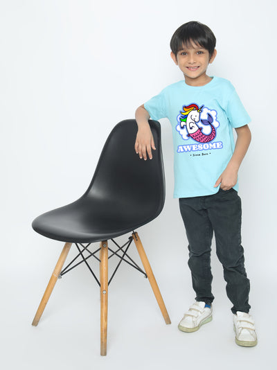 Kids Boys' Awesome Mermicorn T-Shirt | Fun & Comfortable