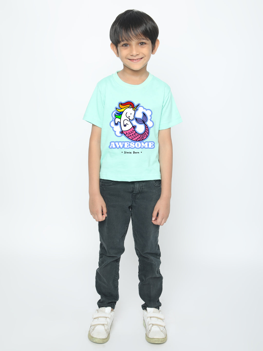 Kids Boys' Awesome Mermicorn T-Shirt | Fun & Comfortable