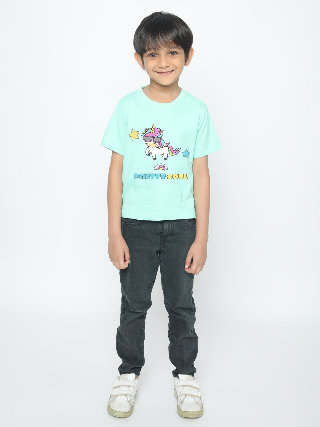 Kids' Boys Unicorn Pretty Soul T-Shirt