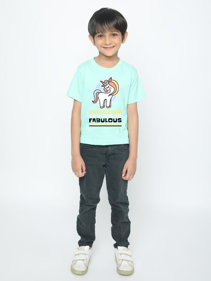 Kids' Boys Unicorn Fabulous T-Shirt