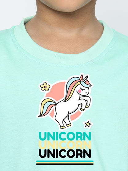 Kids Boys' Unicorn T-Shirt - Soft Cotton
