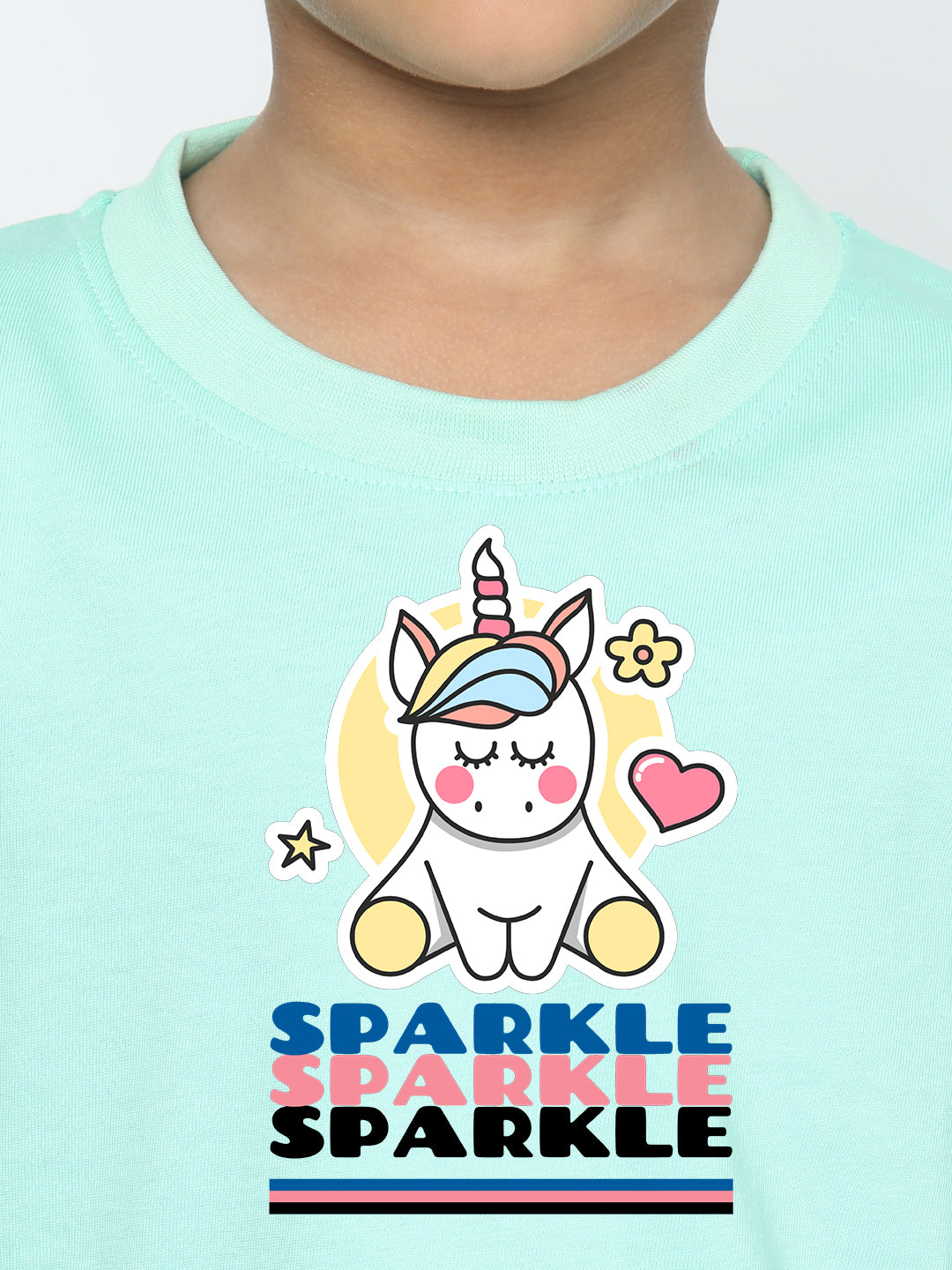 Kids Boys Unicorn Sparkle T-Shirt