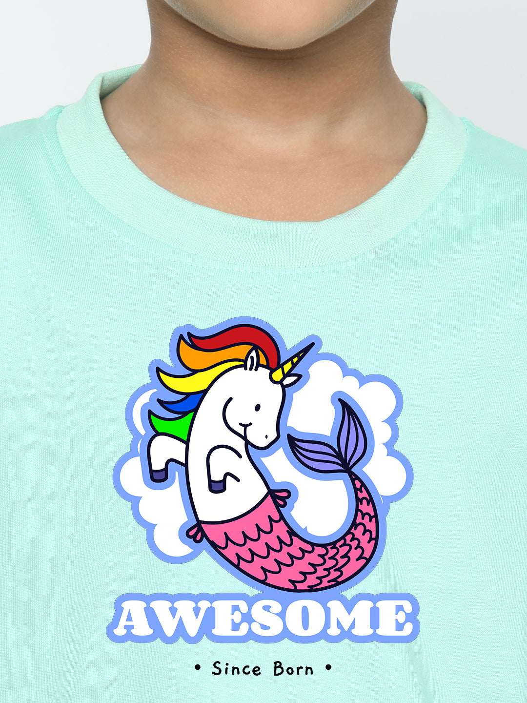 Kids Boys' Awesome Mermicorn T-Shirt | Fun & Comfortable