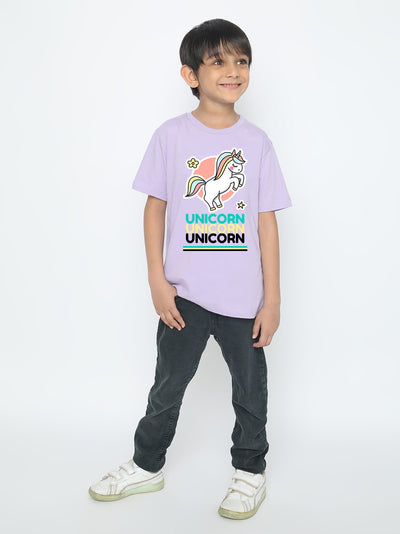 Kids Boys' Unicorn T-Shirt - Soft Cotton