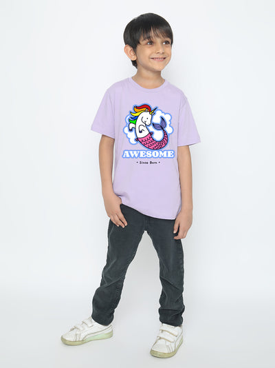 Kids Boys' Awesome Mermicorn T-Shirt | Fun & Comfortable