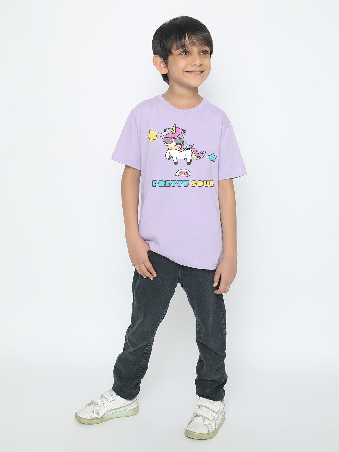 Kids' Boys Unicorn Pretty Soul T-Shirt