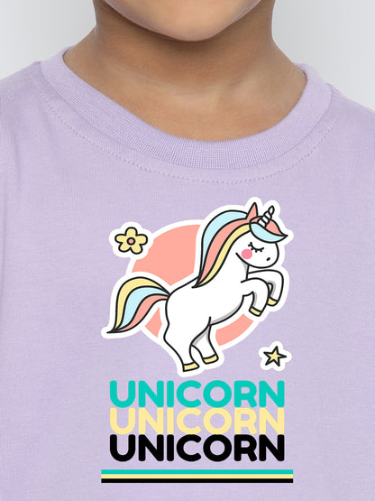 Kids Boys' Unicorn T-Shirt - Soft Cotton