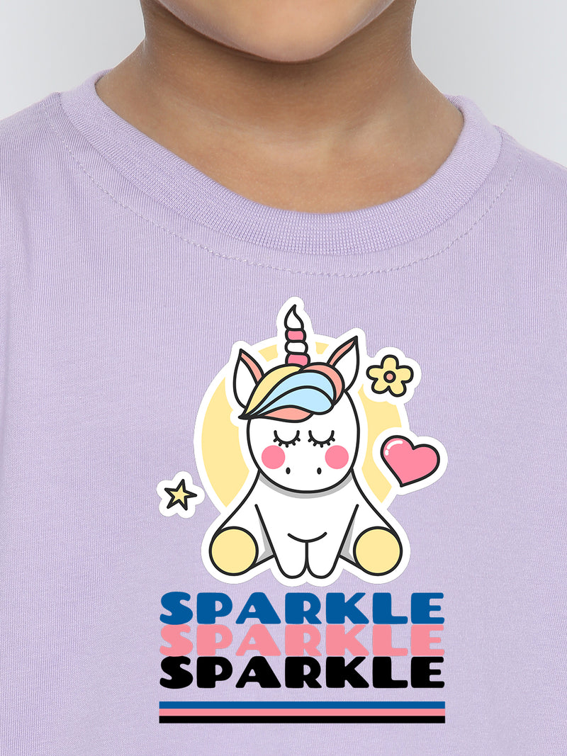 Kids Boys Unicorn Sparkle T-Shirt