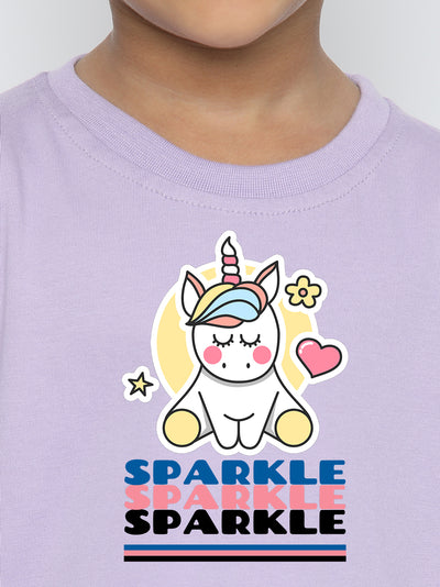 Kids Boys Unicorn Sparkle T-Shirt