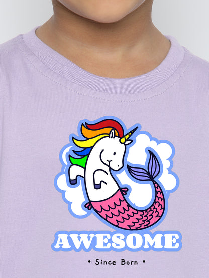 Kids Boys' Awesome Mermicorn T-Shirt | Fun & Comfortable