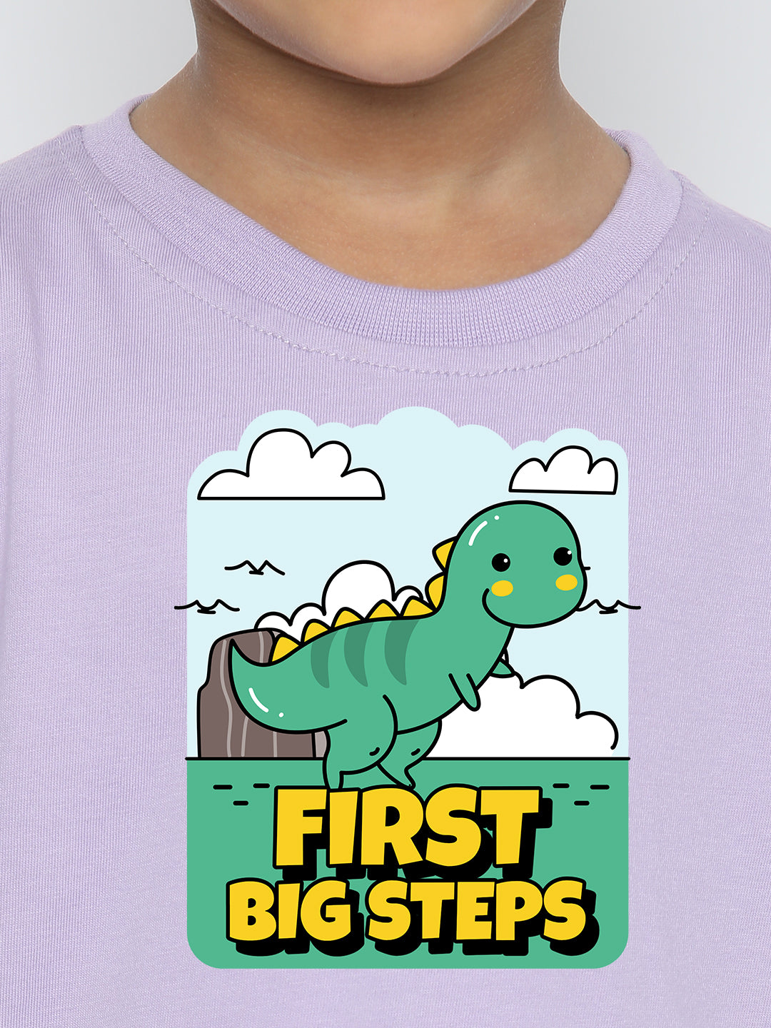 Kids Boys Dinosaur First Big Steps T-Shirt | Fun & Stylish Tee