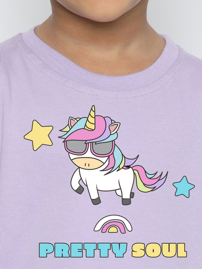 Kids' Boys Unicorn Pretty Soul T-Shirt