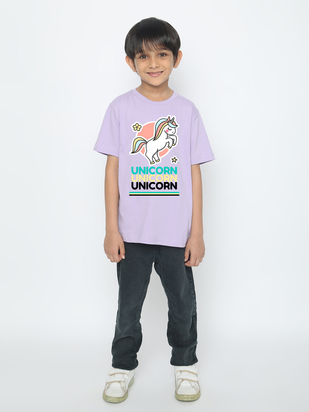 Kids Boys' Unicorn T-Shirt - Soft Cotton