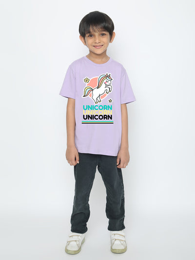 Kids Boys' Unicorn T-Shirt - Soft Cotton