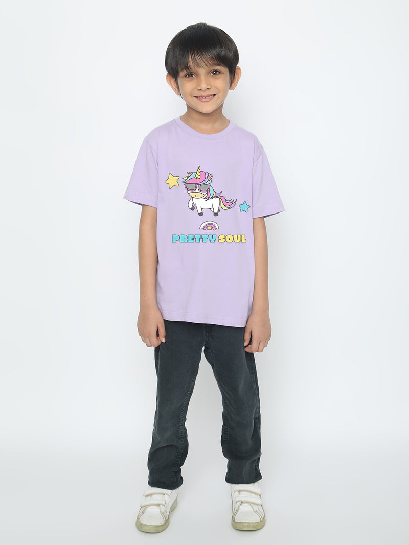 Kids' Boys Unicorn Pretty Soul T-Shirt