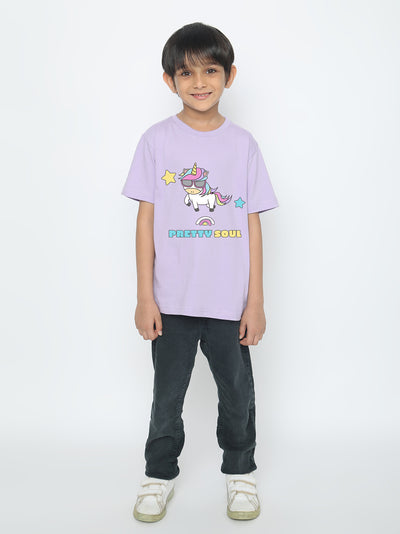 Kids' Boys Unicorn Pretty Soul T-Shirt