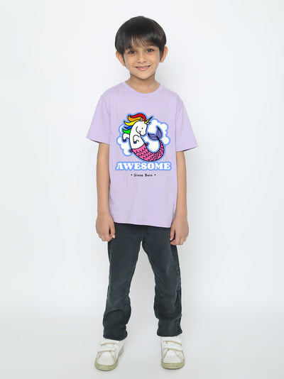 Kids Boys' Awesome Mermicorn T-Shirt | Fun & Comfortable