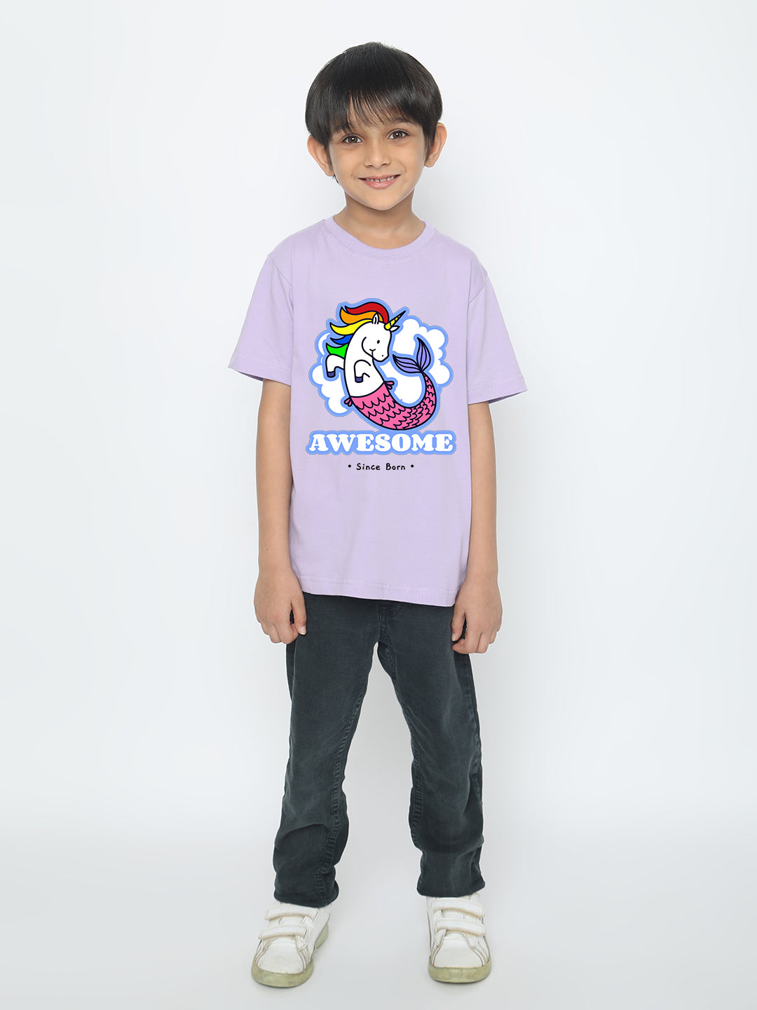 Kids Boys' Awesome Mermicorn T-Shirt | Fun & Comfortable