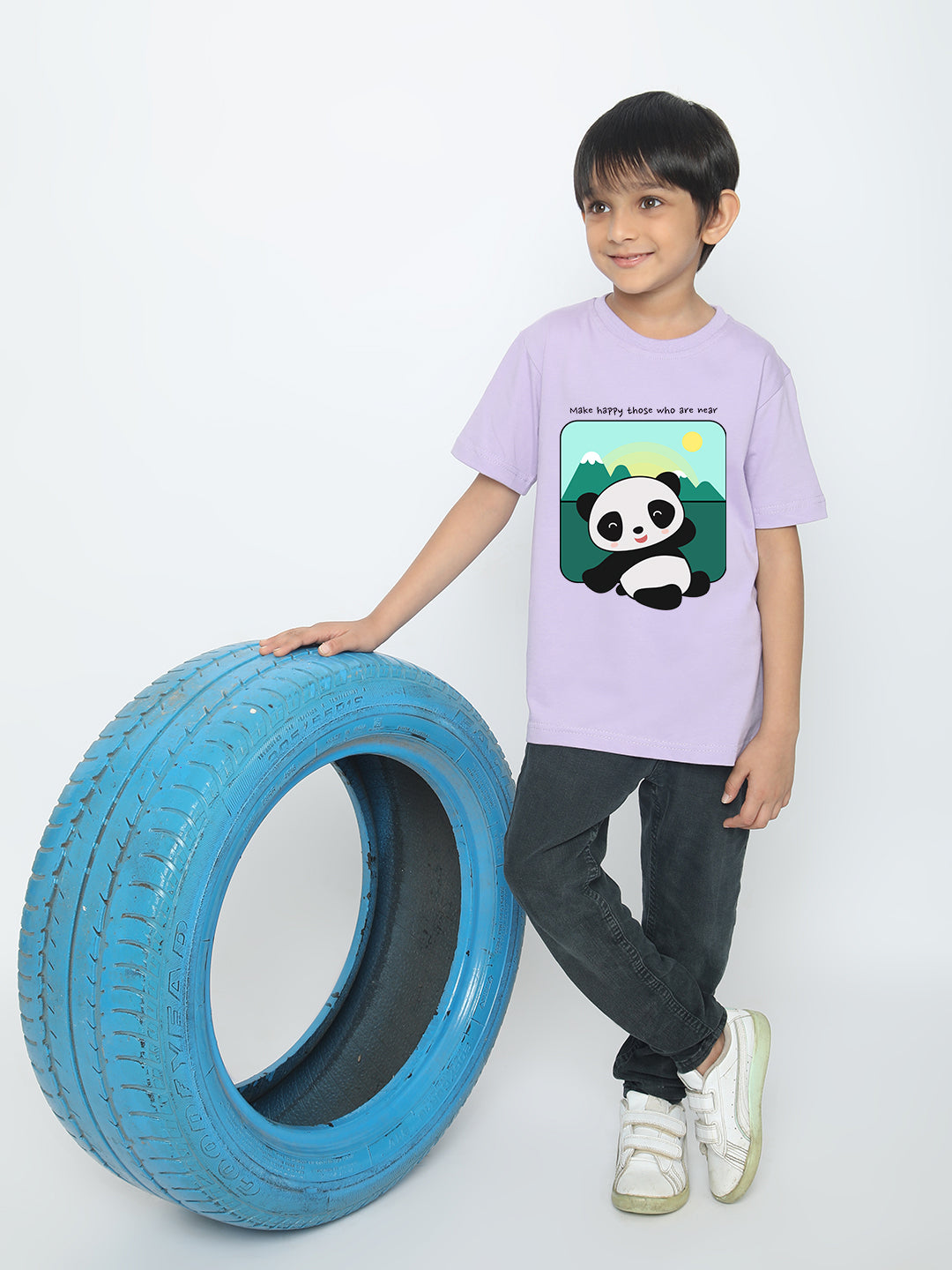 Kids' Boys Cute Panda T-Shirt